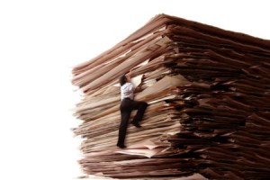 Climbing-mountain-of-paper