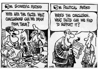 science vs politics